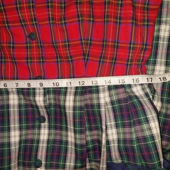 Vintage Sharon Young Plaid Dress Size Small Cottage Core - Picture 9 of 11